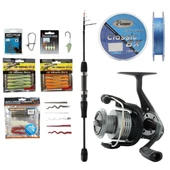 YekOutdoor LRF Olta Seti Okuma Teleskopik Lrf 210cm 1-8 gr Lrf Kamışı&Okuma Revenger RV-25 FD Olta Makinesi thumbnail 1