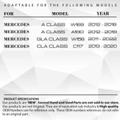 Mercedes GLA CLASS  W156, X156 için Panoramik Tavan Sunroof Uzun Kızak Tamir Seti Uzunluk:62.7 cm - 6