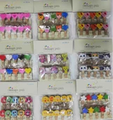 10'lu Şekilli Ahşap Mandallar 3.5cm (10'lu Set-10 Paket) - 2