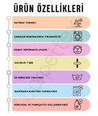 Dijital Baskı Kaymaz Taban Yıkanabilir Kesme Yolluk Oda Salon Mutfak Modern Gri Halı - 3