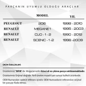 Peugeot 206 1998–2010 için Sunroof Motor Tamir Dişli Demir Milli - 3