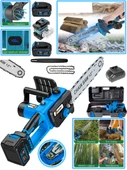 Wacker Pro Alman WB-5000 Yağ Pompalı 32 CM Pala Çift Akü 10 Pilli Dijital Göstergeli Dal Budama Bıçkı Motoru - 1