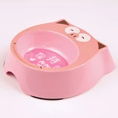 Bobo Kedi Köpek Mama Su Kabı BO-3146A5 270 ML Pembe thumbnail 2