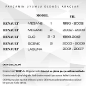 Renault Megane,Clio,Laguna için Jant Kapak Açma Anahtarı - 2