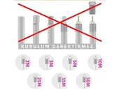 RUTTER RG6 UYDU KABLOSU HAZIR 1MT F KONNEKTÖRLÜ (RT-2202) - 3