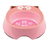 Bobo Kedi Köpek Mama Su Kabı BO-3146A5 270 ML Pembe thumbnail 1