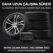 NOCO AIR20 12Volt Akü Bağlantı Maşalı 100 PSI Ayarlanabilir Dijital Basınç Göstergeli Profesyonel Lastik Şişirme Pompası - 4