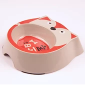 Bobo Kedi Köpek Mama Su Kabı BO-3146A5 270 ML Kırmızı thumbnail 2