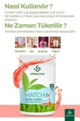 Spiractive Matcha Çayı 100 gr Spriluna Japanese Premium Çilek Aromalı Detox Burner Yeşil Çay Matcha - 4