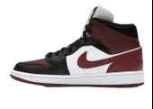 Nike Air Jordan 1 Mid SE Black Dark Beetroot (W) Spor Ayakkabı - 2