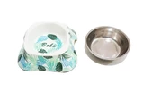 Bobo Kedi Köpek Melamin Mama Su Kabı BO-3138H(A5) 150 ML Yaprak - 2
