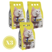 BONCUK PAPATYA KOKULU 5L X 3 KEDİ KUMU - 1