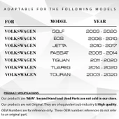 VW Caddy, Skoda Kodiaq için Ön Cam Silecek Suyu Fıskiye Memesi - 11