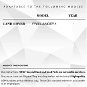 Land Rover Freelander 1 1997-2006 için Sunroof Motor Tamir Dişli - 2