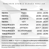 VW Caddy, Skoda Kodiaq için Ön Cam Silecek Suyu Fıskiye Memesi - 2