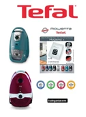 Tefal Süpürge Bez Toz Torbası 4lü Motor Filitreli Kutulu - 1