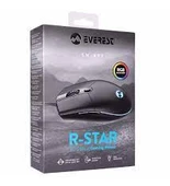 Everest SM-X97 R-STAR Usb 5 Tuşlu RGB Işıklı 6400dpi Gaming Oyuncu Mouse - 4