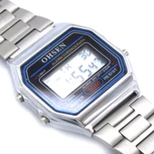 Ohsen Dijital Çelik Kordonlu Erkek Kol Saati ST-101 thumbnail 3