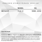 Renault Clio 2 için Su Fıskiye Memesi - 2