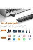 Kablosuz Lazerli Sunum Kumandası Çok Fonksiyonlu Lazer Pointer Ergonomik Gelişmiş Sunum Deneyimi - 2