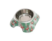 Bobo Kedi Köpek Melamin Mama Su Kabı BO-3138H(A5) 150 ML Flamingo thumbnail 1