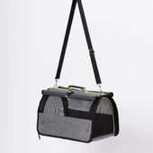 Yıkanabilir Plastik Fileli Kedi Köpek Taşıma Çantası Flybag Model thumbnail 5