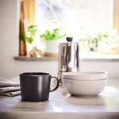 SUMUHOME DINERA MAT SIRLI ÇÖMLEK KUPA KOYU GRİ 30 CL - 3