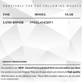 Land Rover Freelander 1 1997-2006 için Sunroof Motor Tamir Dişli - 7
