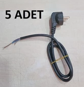 ERKEK UÇLU POWER KABLOSU (5 ADET BİR ARADA ) ( KAMERA ADAPTÖR BAĞLAMA KABLOSU ) - 1