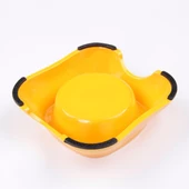 Bobo Melamin Kedi Köpek Mama Su Kabı BO-3138A5 150 ML Sarı - 3