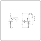 SOLİD S KUĞU LAVABO BATARYASI A42442 - 2