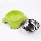 Bobo Melamin Kedi Köpek Mama Su Kabı BO-3138A5 150 ML Yeşil thumbnail 2