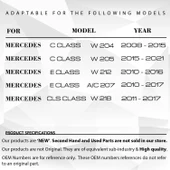 Mercedes C Class W204, W205, W212, W218 için Sunroof Düğmesi(BEJ) - 8