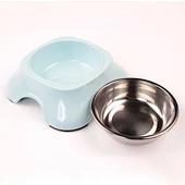 Bobo Melamin Kedi Köpek Mama Su Kabı BO-3138A5 150 ML Mavi thumbnail 2