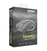 Everest SM-790 SWANKY Siyah 3200 DPİ Gaming Oyuncu Mouse - 4