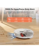 Roborock Q8 Max Plus Çöp Istasyonlu Akıllı Robot Süpürge Beyaz - 2