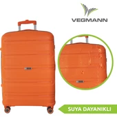 Vegmann Polipropilen (PP) Atlas Turuncu Orta Boy Valiz - 3