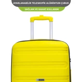 Vegmann Polipropilen (PP) Atlas Sarı Orta Boy Valiz - 3