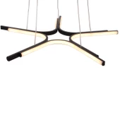 Apliqa Simon Mat Siyah Boyalı 50 Watt Led 300K Salon Oturma Odası Genç Odası Ledli Avize thumbnail 3