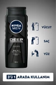 Nivea Men Deep Dimension Duş Jeli 2 x 500 ML thumbnail 6