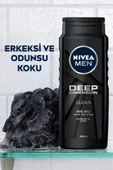 Nivea Men Erkek Deep Duş Jeli Deep Dimension 3 x 500 ML - 3