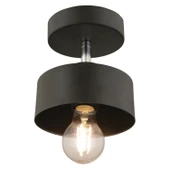 Apliqa Meriç Tekli Siyah Plafonyer Modern Retro Genç Odası Mutfak Salon Avize thumbnail 2