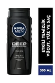 Nivea Men Erkek Deep Duş Jeli Deep Dimension 3 x 500 ML - 2