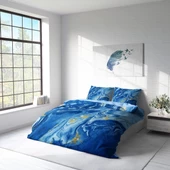 Monohome Bluedream 3D Pamuk Saten Çift Kişilik Nevresim Takımı - 2