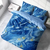 Monohome Bluedream 3D Pamuk Saten Çift Kişilik Nevresim Takımı - 1