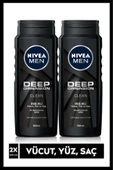Nivea Men Deep Dimension Duş Jeli 2 x 500 ML thumbnail 1