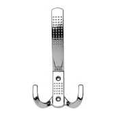 Noktalı Portmanto Vestiyer Duvar Askısı Krom Metal Dolap Elbise Askılığı - 1