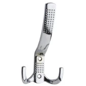 Noktalı Portmanto Vestiyer Duvar Askısı Krom Metal Dolap Elbise Askılığı - 4