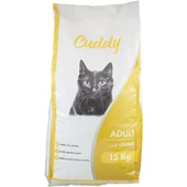 Cuddy Tavuklu Yetişkin Kedi Maması 15 Kg - 1