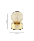 Gold Ambiyans Led Masa Lambası USB Şarjlı - 3
